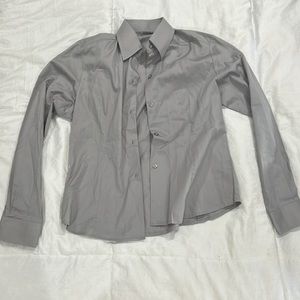 Gray Lightweight Dress Shirt
